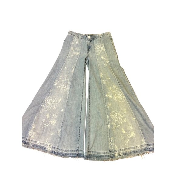 Free People Luna Extreme Flare Jeans Size 27 $168 MSRP - Picture 3 of 8